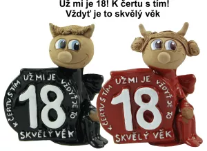 Narozeninová figurka - skvělý věk 18