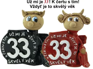 Narozeninová figurka - skvělý věk 33