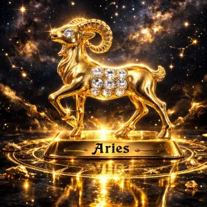 Znamení zvěrokruhu – Beran (se Swarovski krystaly)