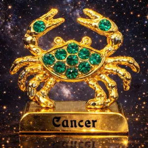 Znamení zvěrokruhu – Rak (s krystaly)