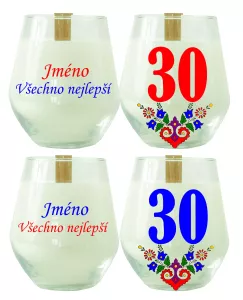 Soya Insight – svíčka ze sójového vosku se jménem na přání a číslem 30