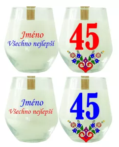 Soya Insight – svíčka ze sójového vosku se jménem na přání a číslem 45