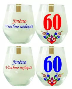 Soya Insight – svíčka ze sójového vosku se jménem na přání a číslem 60