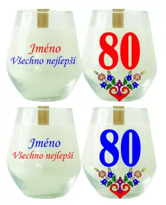 Soya Insight – svíčka ze sójového vosku se jménem na přání a číslem 80