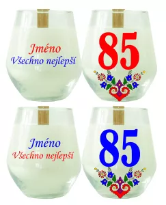 Soya Insight – svíčka ze sójového vosku se jménem na přání a číslem 85