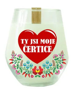 Svíčka ze sójového vosku - ty jsi moje čertice