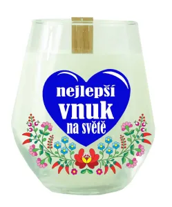 Svíčka ze sójového vosku - nejlepší vnuk na světě