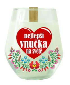 Svíčka ze sójového vosku - nejlepší vnučka na světě