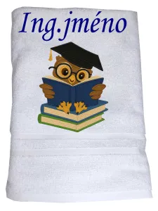 Osuška pro studenty se jménem a titulem Ing.