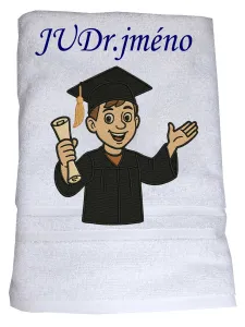 Osuška pro studenta se jménem a titulem Judr.