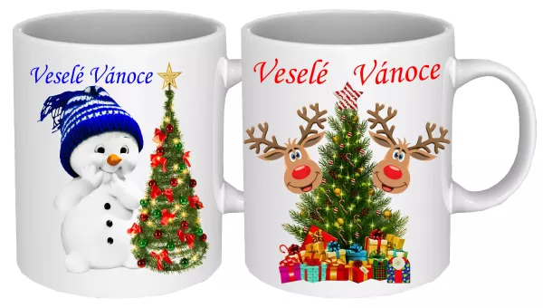 Hrnek s vánočním motivem