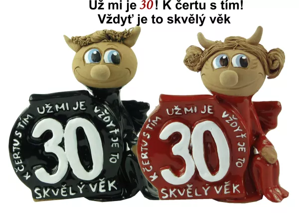 Narozeninová figurka - skvělý věk 30