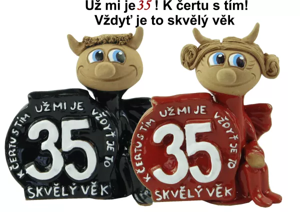 Narozeninová figurka - skvělý věk 35