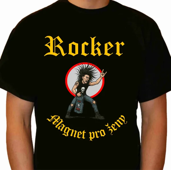 🤘 Tričko "ROCKER: Magnet pro ženy!" 😉