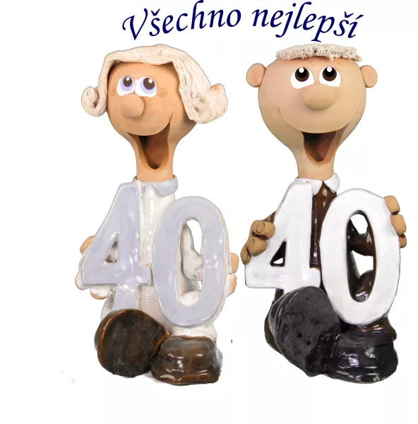 Velká figurka - k narozeninám s číslem 40