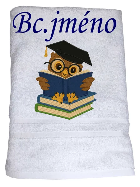 Osuška pro studenty se jménem a titulem Bc.